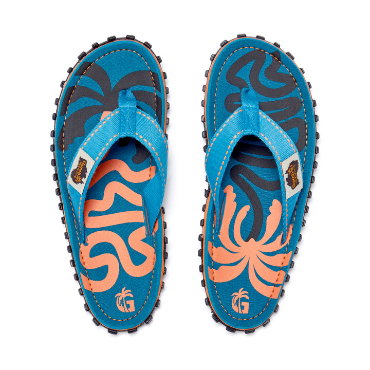 Islander Flip-Flops - Women's - Blue Palmetto