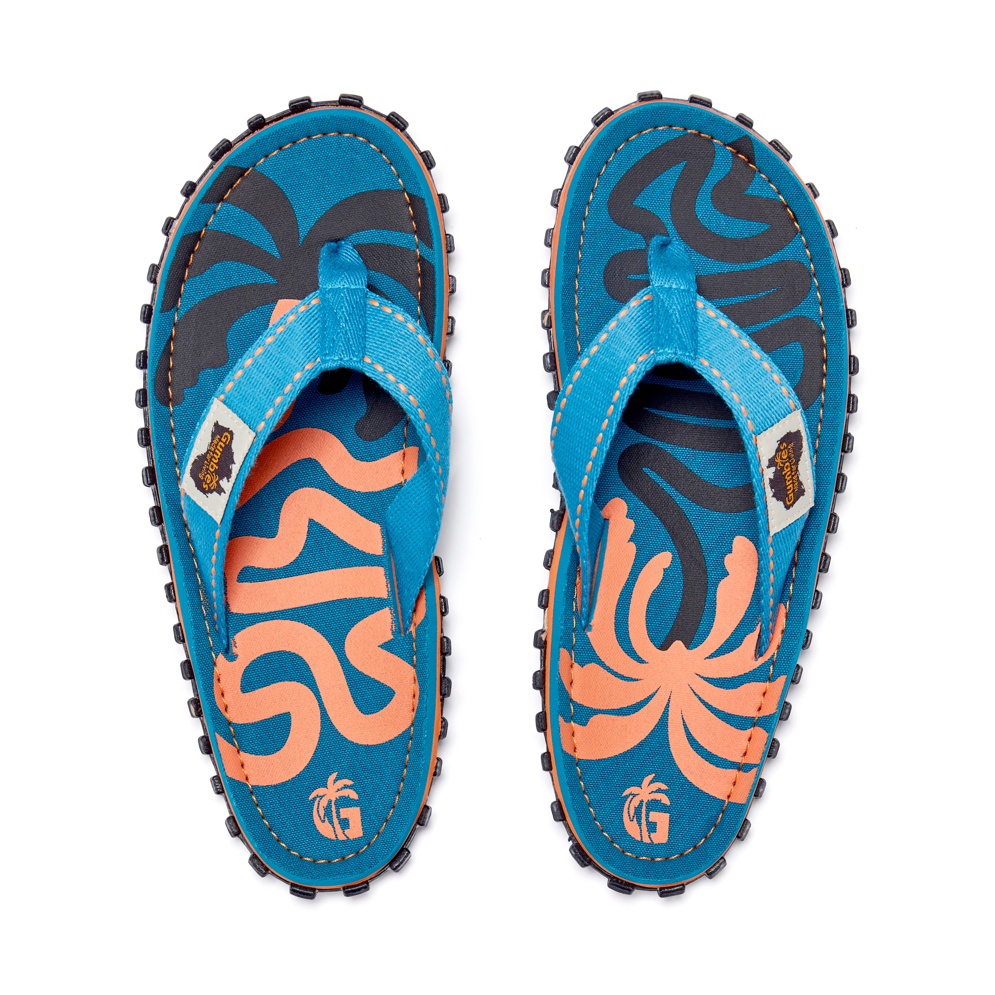Islander Flip-Flops - Men's - Blue Palmetto