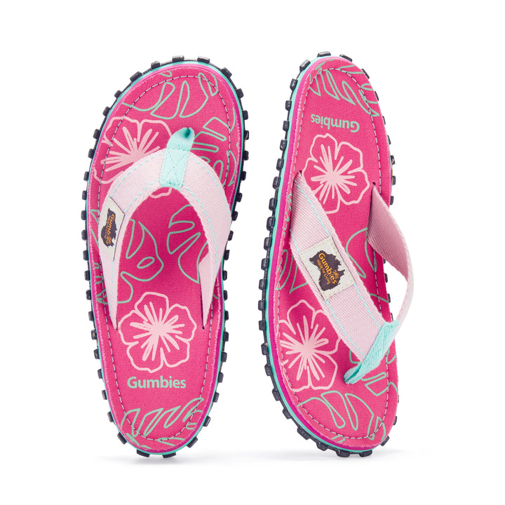 Islander Flip-Flops - Women's - Blush Hibiscus