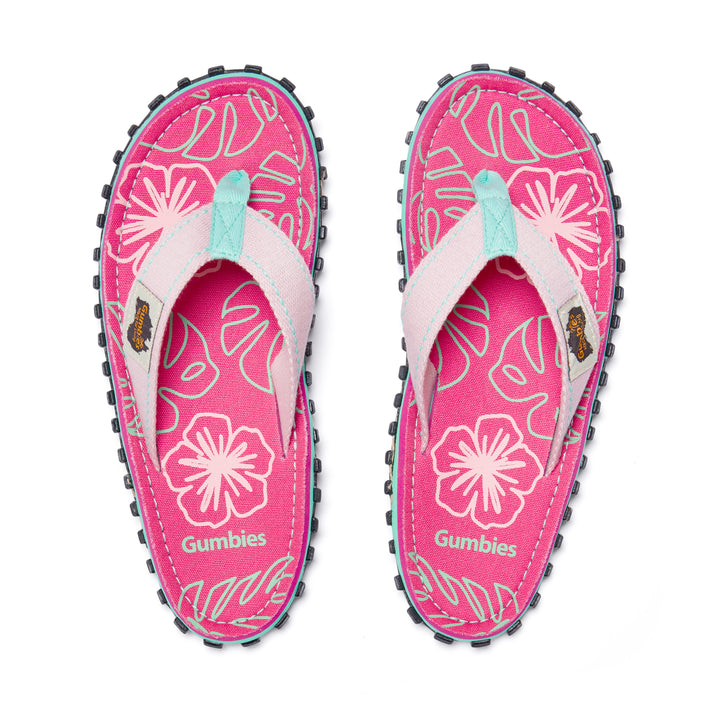Islander Flip-Flops - Women's - Blush Hibiscus