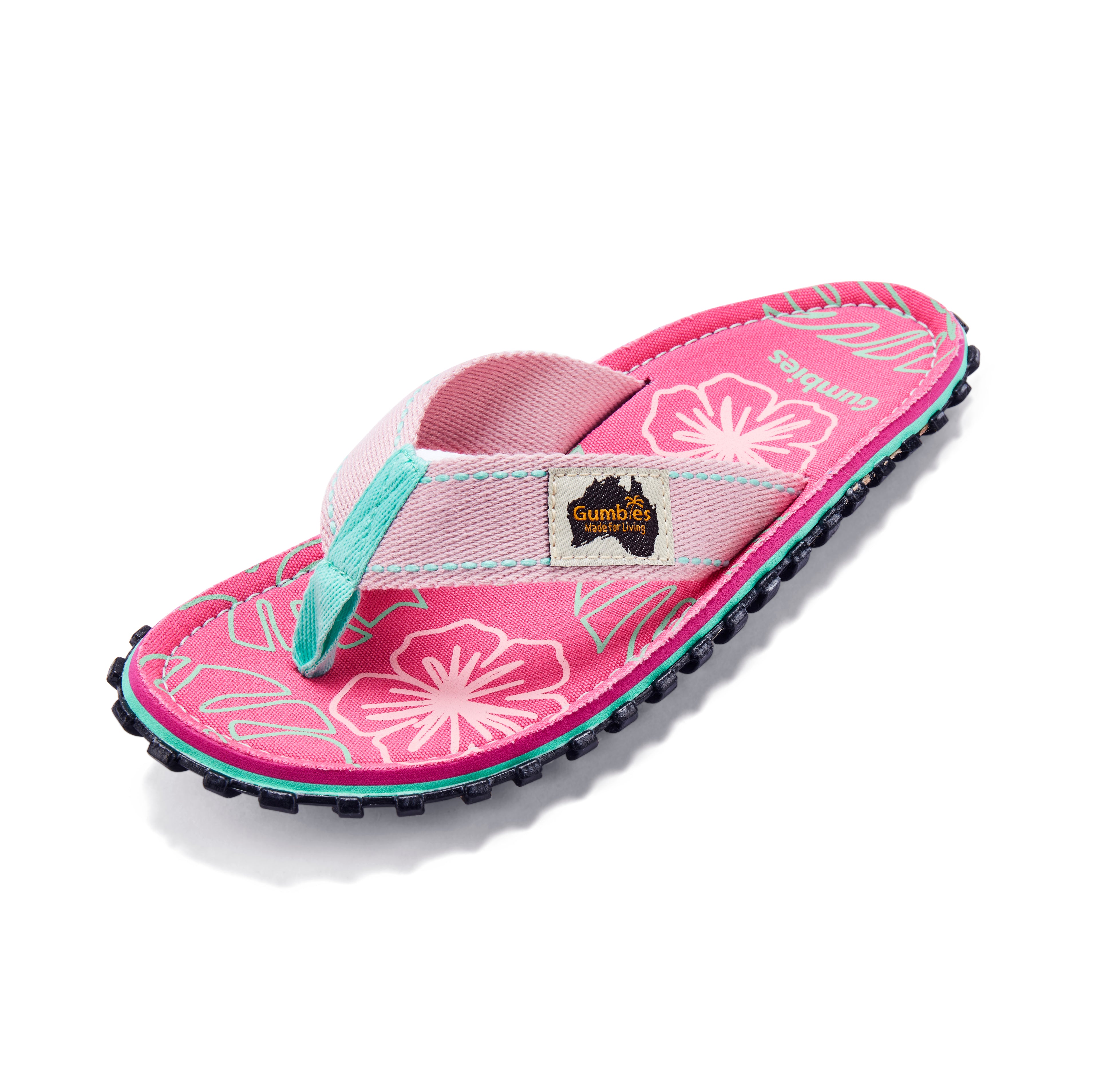 Islander Flip-Flops - Women's - Blush Hibiscus