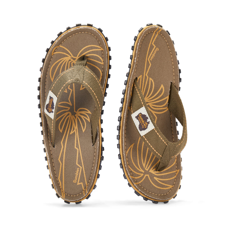 Islander Flip-Flops - Women's - Palm Leaf Khaki