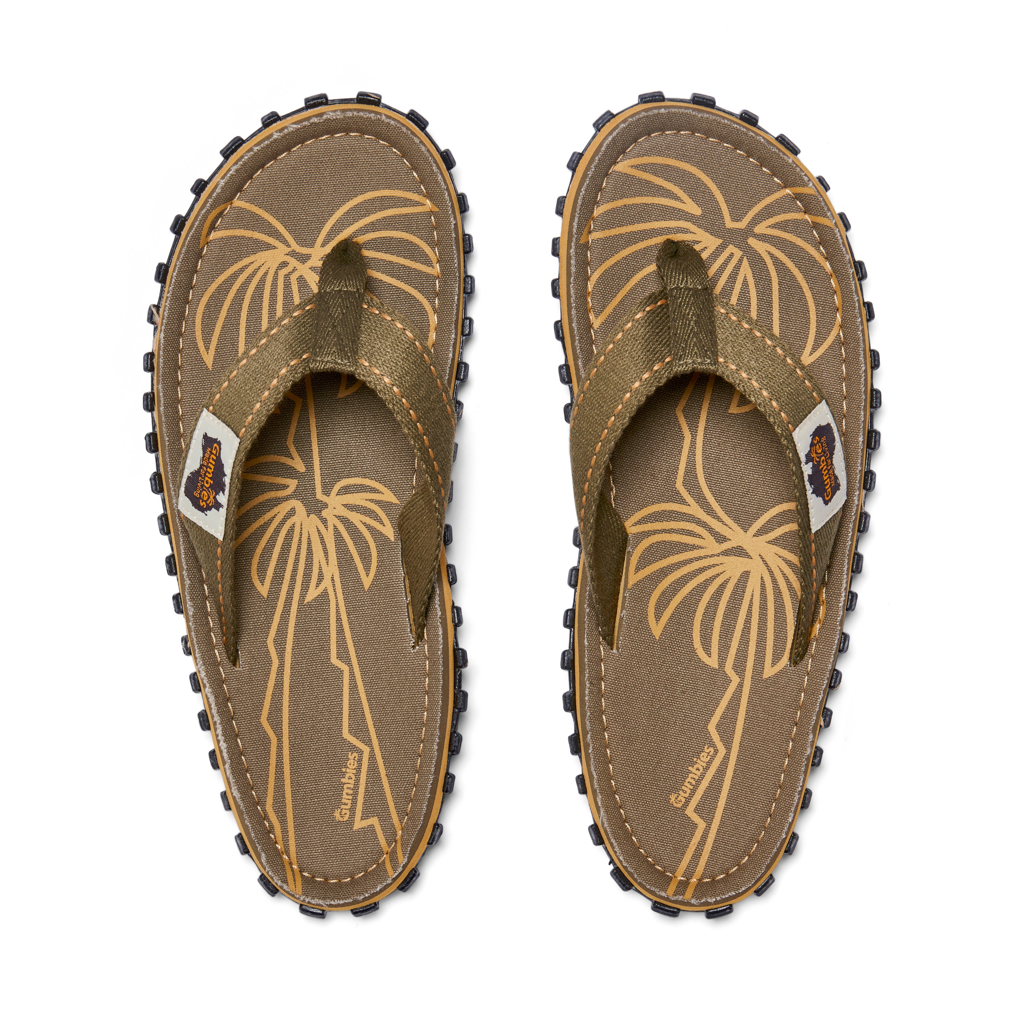 Islander Flip-Flops - Men's - Palm Leaf Khaki