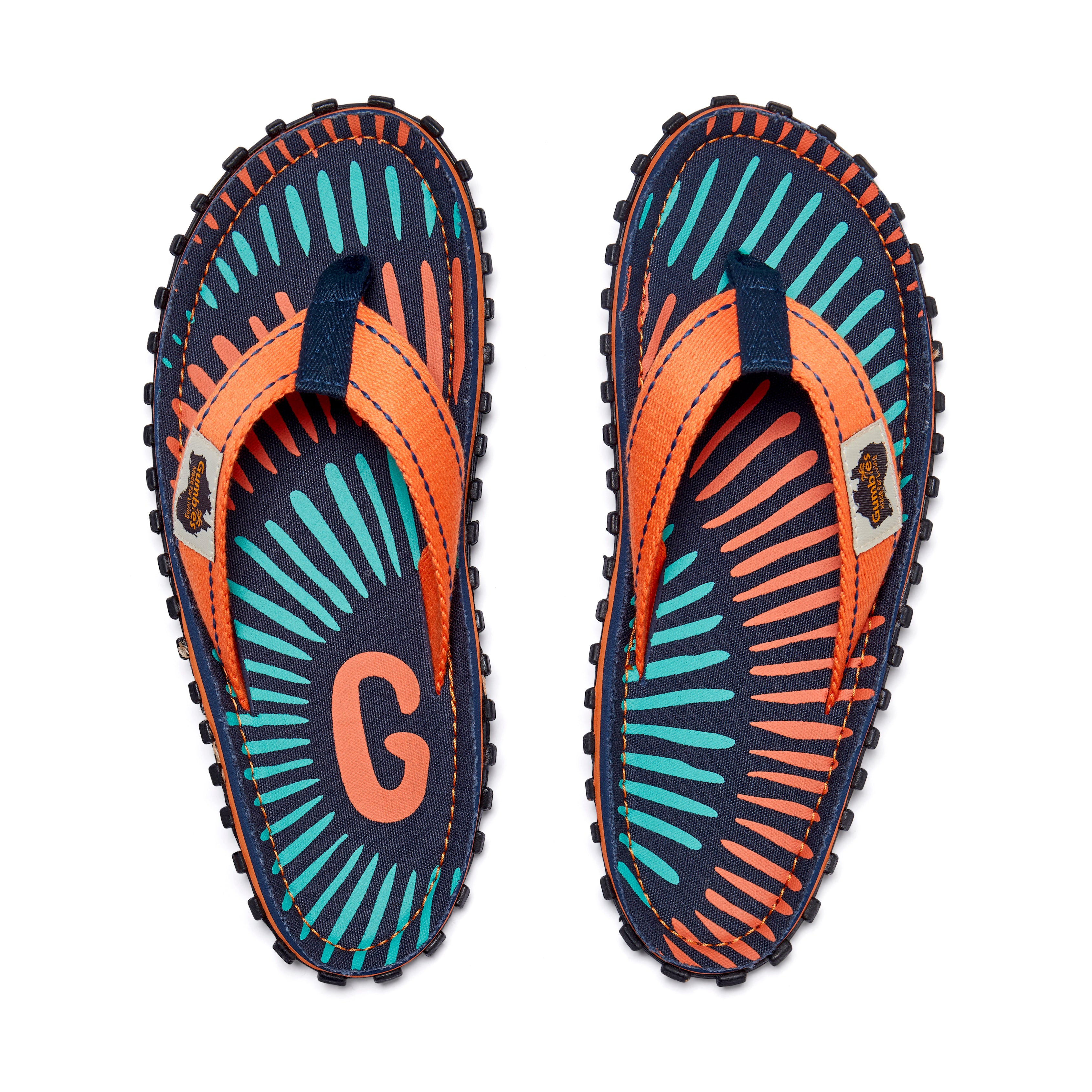 Islander Flip-Flops - Women's -Tangerine Burst
