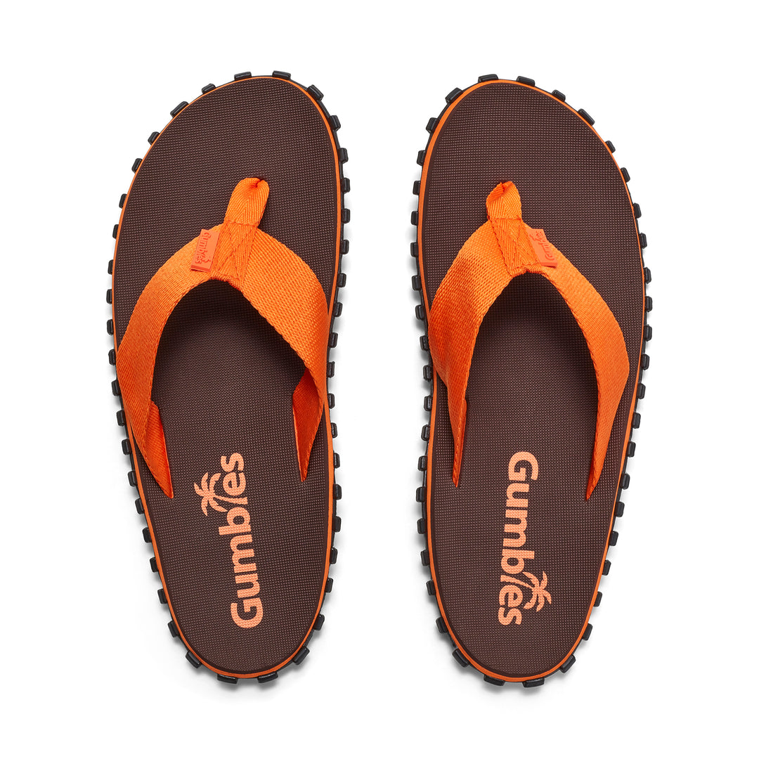 Duckbill Flip-Flops - Men's - Brown & Orange