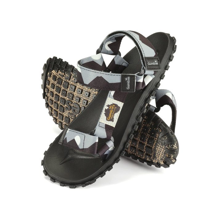 Scrambler Sandals - Men's - Black & Grey