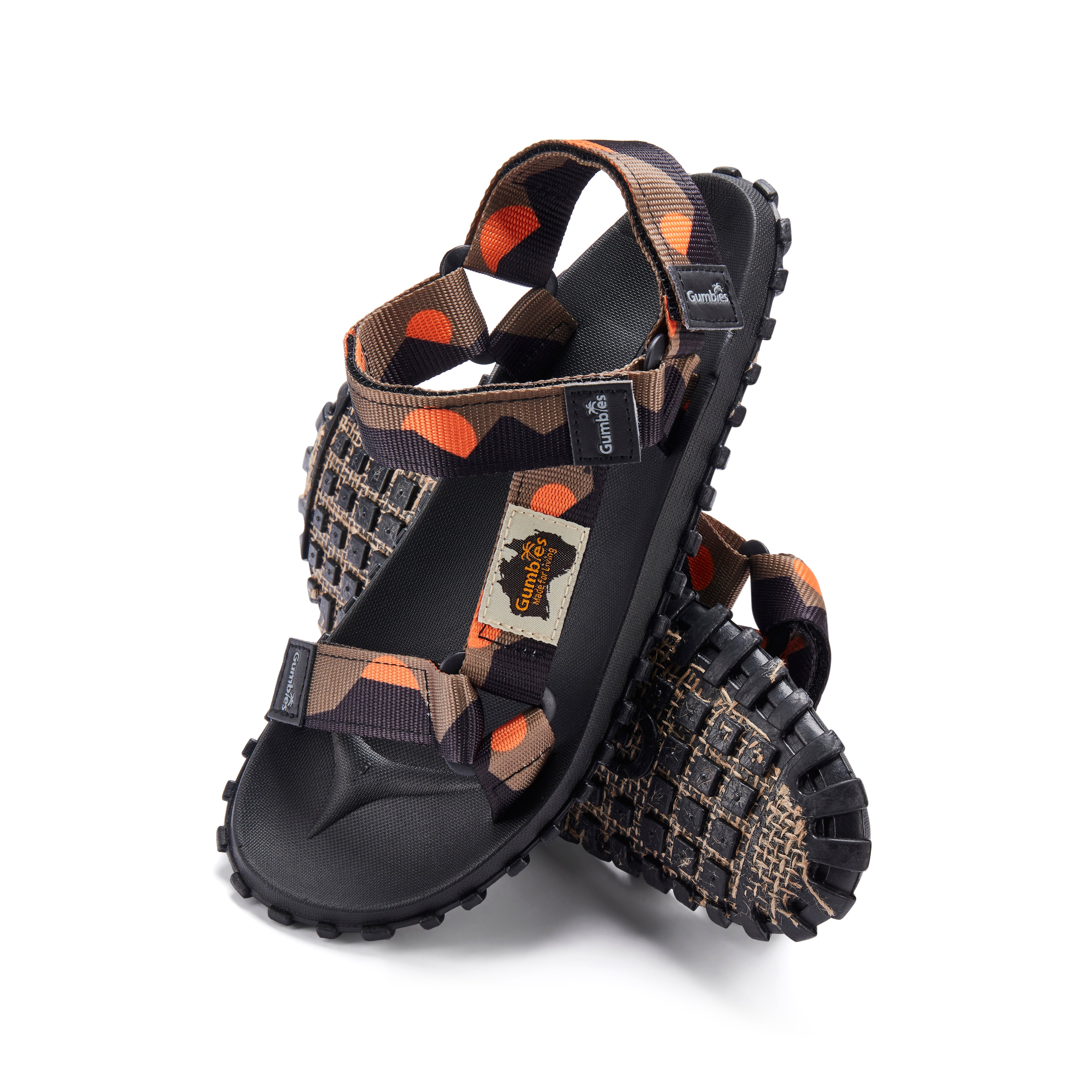 Scrambler Sandals - Women's - Khaki & Orange