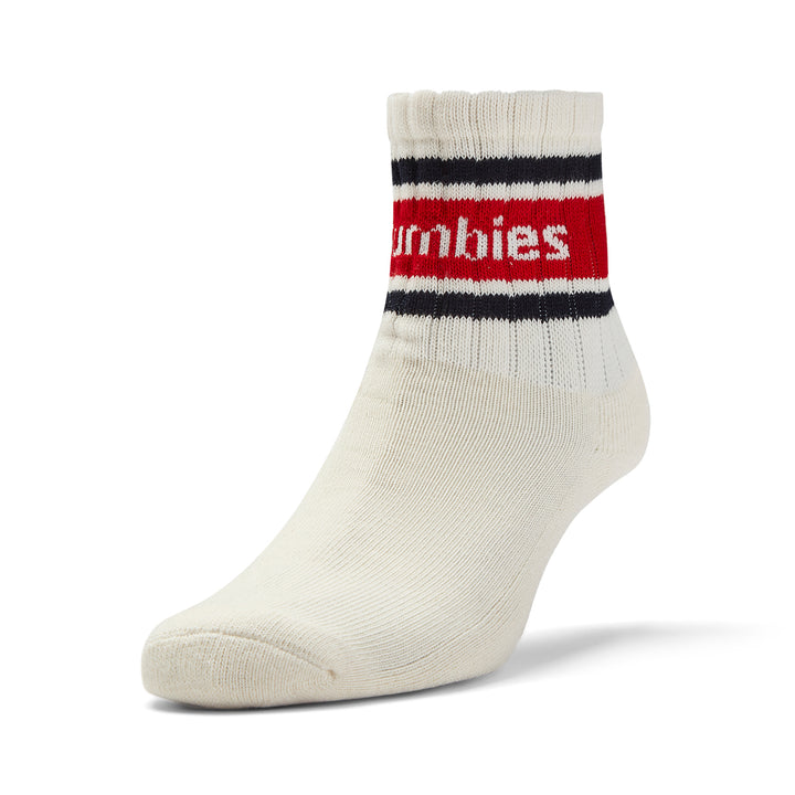 GUM Crew Sock - Men's - Cream & Red