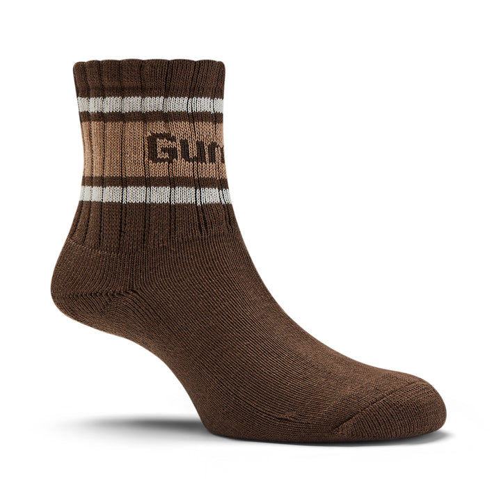 GUM Crew Sock - Men's - Chocolate & Cream