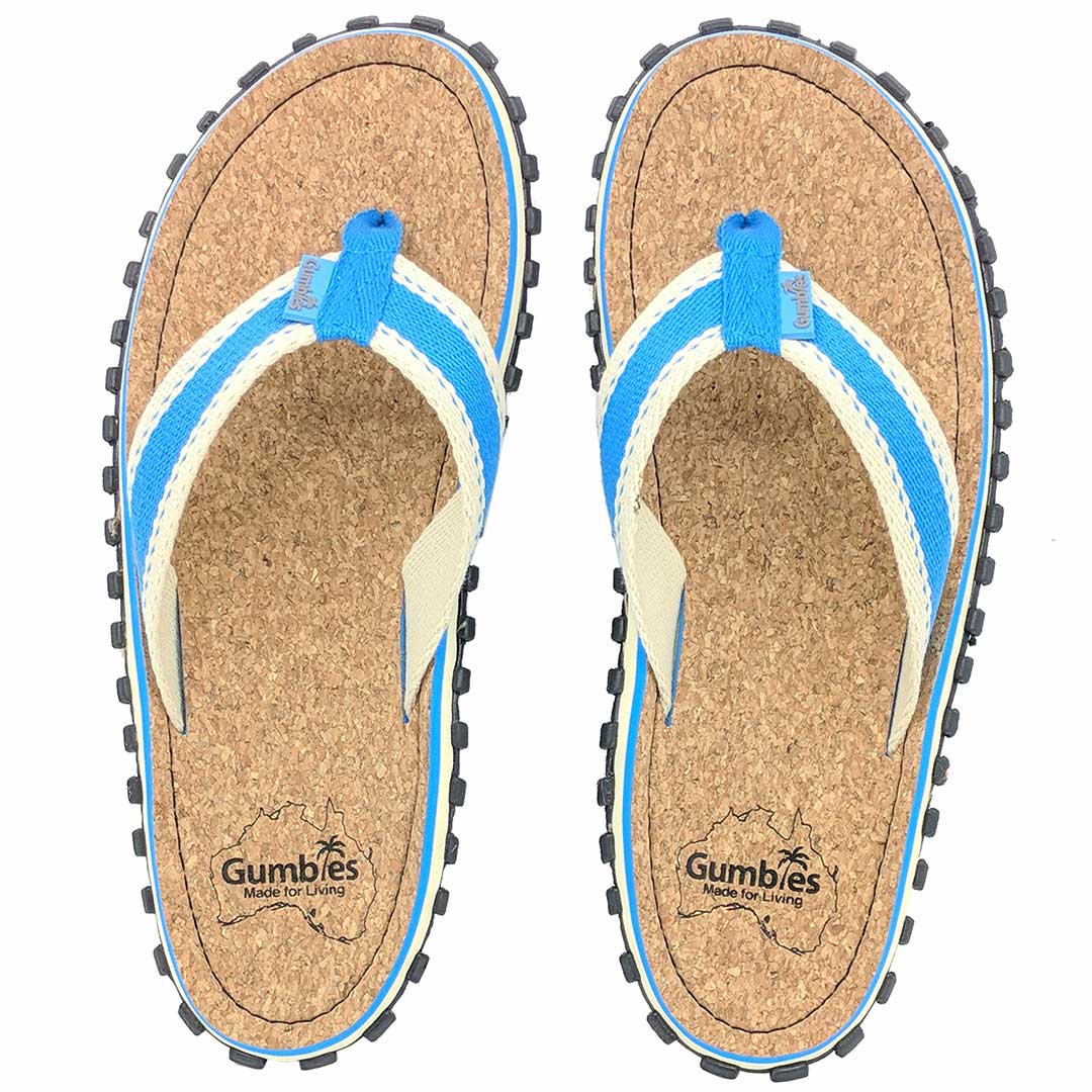 Corker - Flip-Flops - Men's - Light Blue