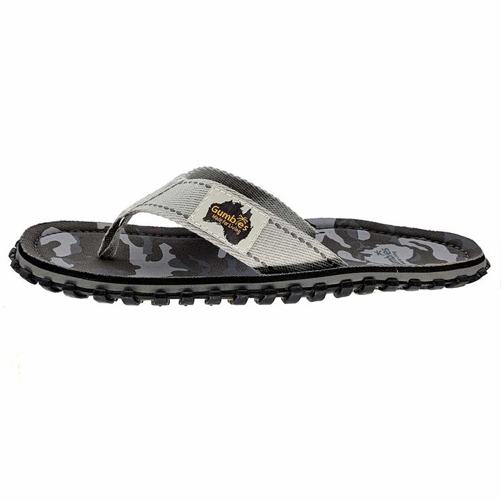 Islander Flip-Flops - Men's - Grey Camouflage