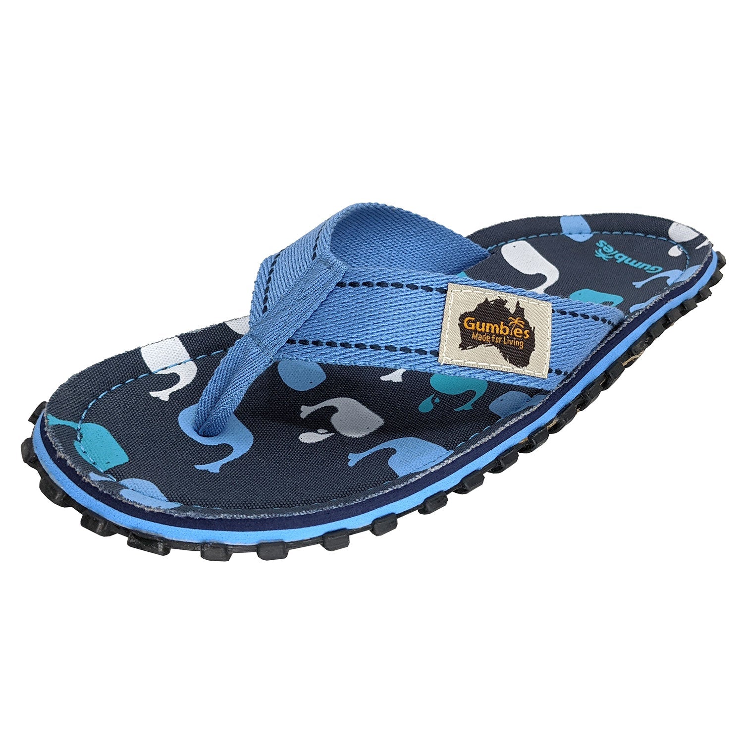 Islander Flip-Flops - Children's - Whales